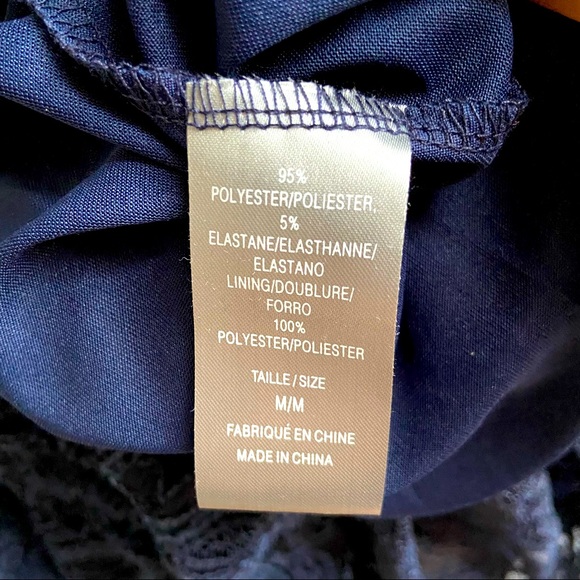 suzy shier navy blue lace dress - Picture 6 of 6